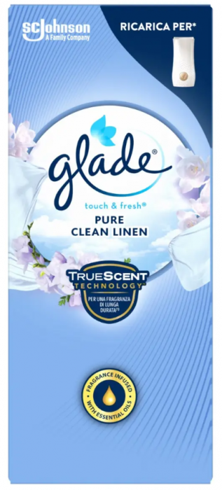 Glade rezerva pentru aparat electric touchfresh cu aroma Clean Linen, 10 g