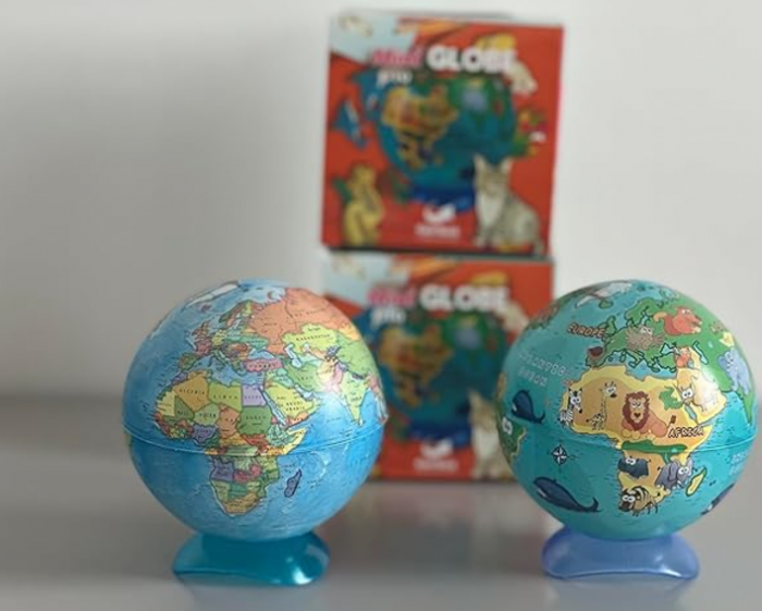 Glob Pământesc cu Tematică Animalieră și Ascuțitoare Integrată 10 cm [6]