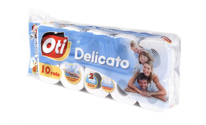 Hartie igienica OTI Delicato, 2 straturi, 10 role [2]