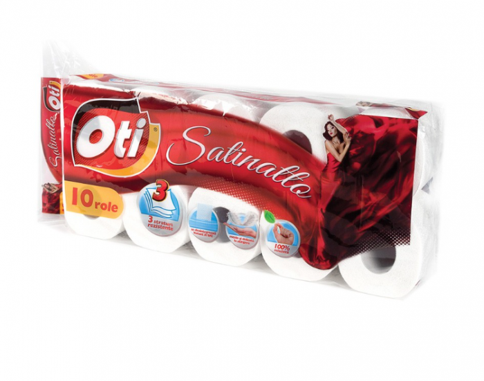 Hartie igienica OTI Satinatto, 3 straturi, 10 role [3]