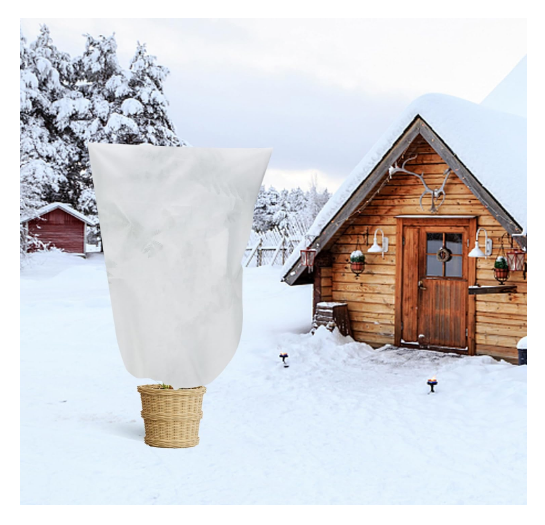 Husă de protecție de iarnă pentru plante – 120 × 180 cm - cu cordon și fermoar – rezistenta la ger [6]