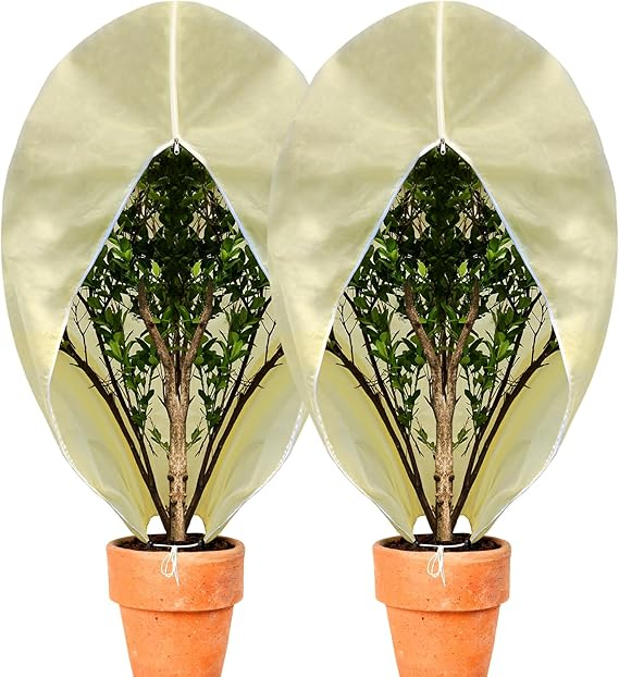 Husă iarnă Ujaxjaxi pentru plante în ghiveci, 200x240 cm, protecție împotriva înghețului, reutilizabilă, XL/XXL [1]