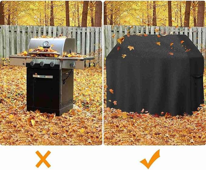 Husa gratar Impermeabila si Rezistenta la Intemperii pentru Exterior, Compatibila cu Gratare Taino si Weber, 141x65x107 cm [2]