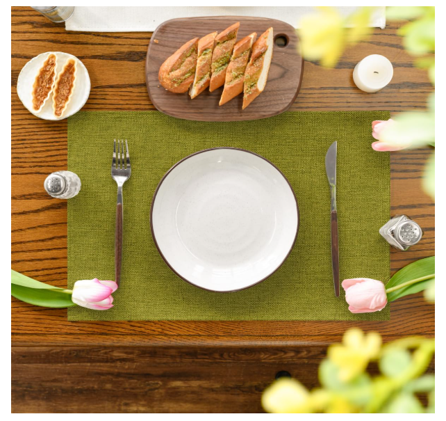 Set 4 feţe de masă sezoniere 30×45 cm, poliester anti-șifonare, design modern, lavabile, protecție masa ideală pentru uz zilnic & petreceri [4]
