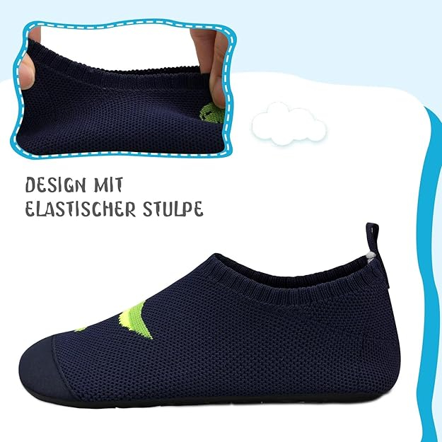 Incaltaminte copii “Barefoot” Dino – Interior, Confortabili, Antiderapanți [7]