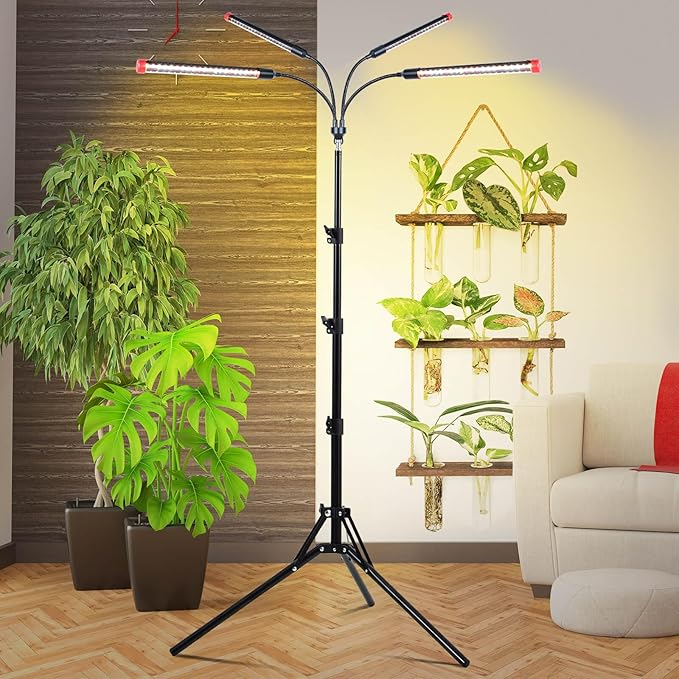 Lampa de crestere plante 36W cu stativ reglabil 60-160 cm si timer 4/8/12 ore [2]