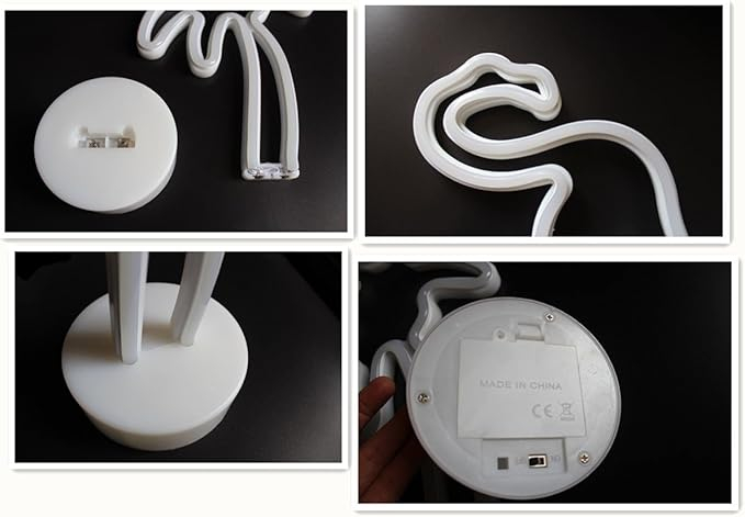 Lampă LED 3D „Iluzie Optică” Palmier, schimbare 7–16 culori, comandă tactilă + telecomandă, [3]