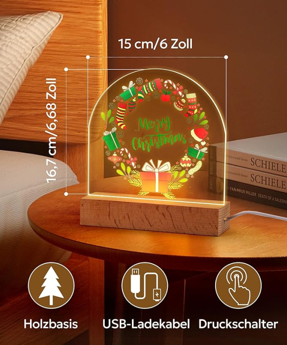 Lampa de veghe Faithorse pentru copii, cadou bebelusi, lampă individuala pentru noptiera, fetite si baieti [3]