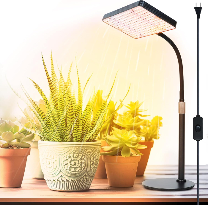 Lampă LED FRGROW cu gât flexibil – lumină full spectrum pentru răsaduri, legume, plante de interior [8]