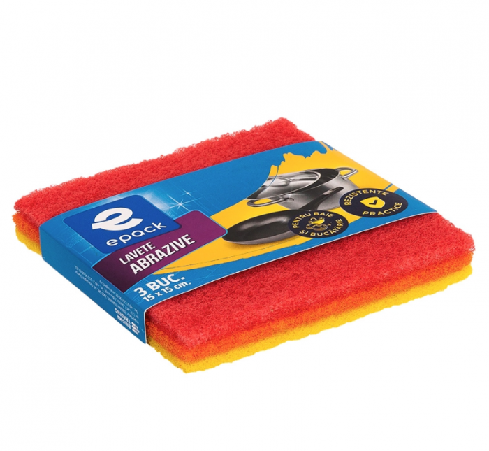 Lavete Abrazive, Epack Lavete Fibra Abraziva, 3 buc/set [3]