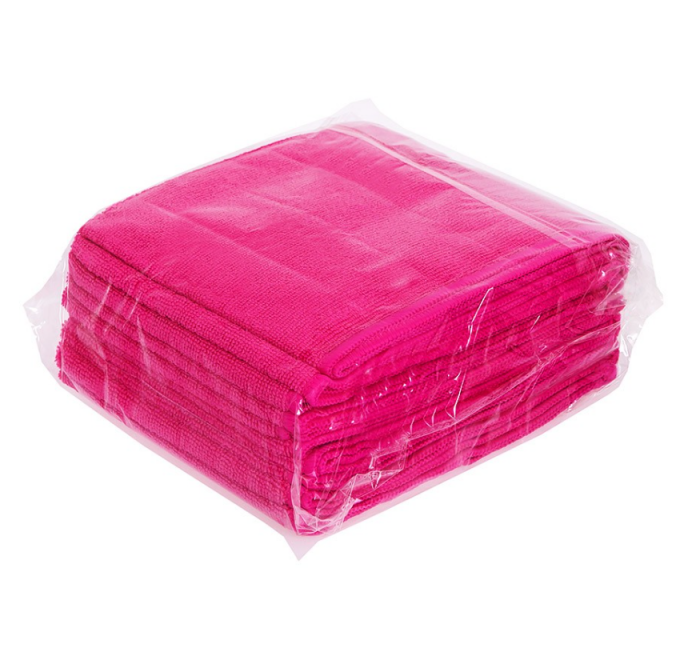 Lavete microfibra, Roz, 10buc/set 34x40cm [3]