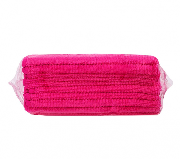 Lavete microfibra, Roz, 10buc/set 34x40cm [4]