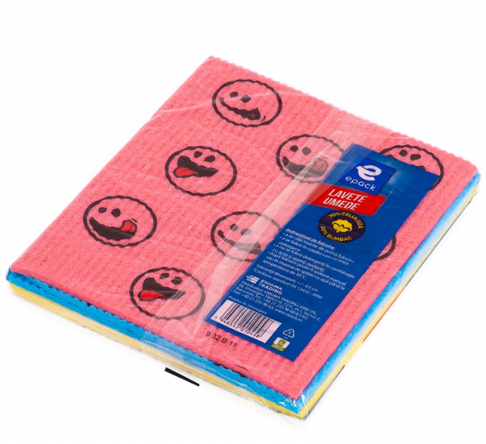 Lavete umede imprimate Epack, 18x20 cm, 5 buc [2]