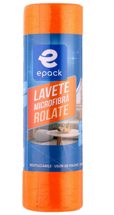 Set 30 buc lavete microfibra rulate, Epack