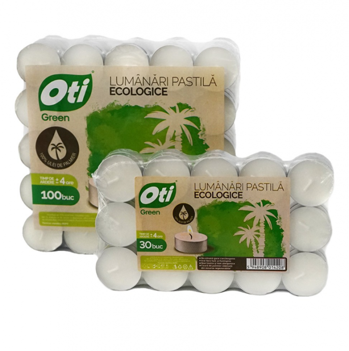 Lumanari pastila ecologice, 100 buc./set [4]
