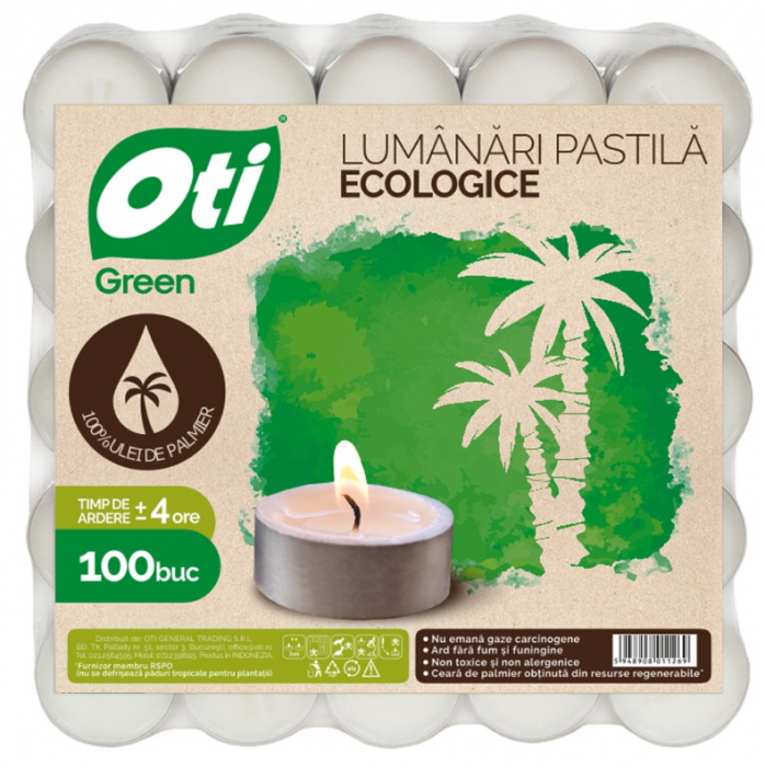 Lumanari pastila ecologice, 100 buc./set [2]