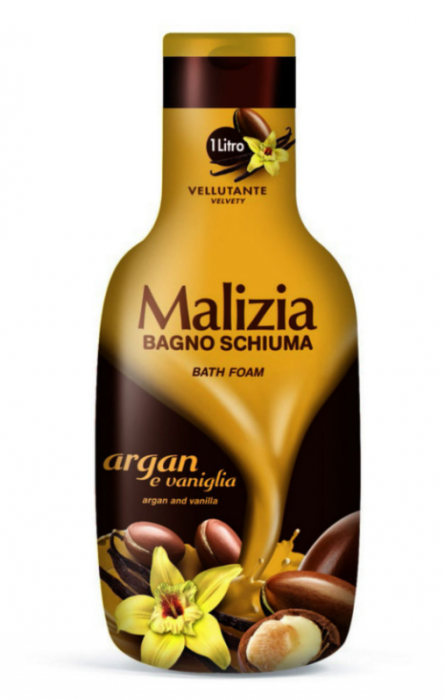 Spuma de baie Malizia Cu Ulei De Argan Si Vanilie 1L