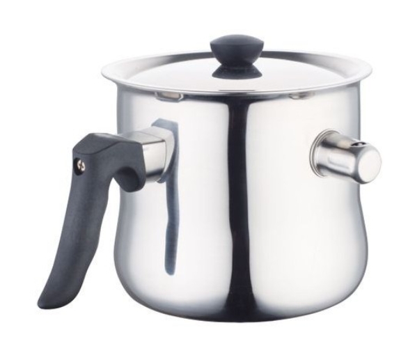 Oala de lapte Bohmann 2.5 litri, cu capac+fluier din inox [3]