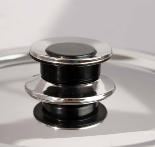 Oala pentru lapte, 4 litri, otel inoxidabil, capac inox, Rosberg, inclusiv inductie [6]