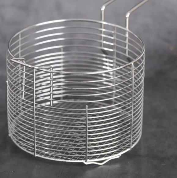 Oala friteuza din inox de 18x15cm, 3.4L, capac sticla, inductie [6]