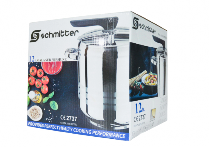Oala sub presiune Schmitter, Inox, 12L [7]