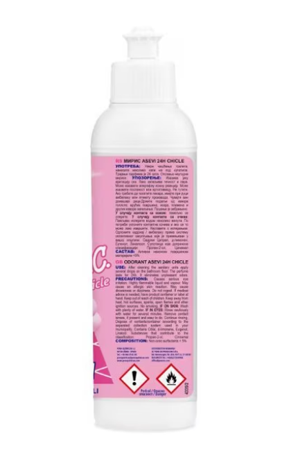 Odorizant WC 24h Asevi Chicle, 200ml [2]