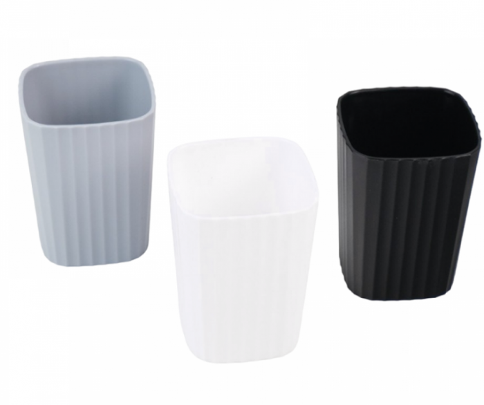Pahar plastic pentru periute dinti, Wei [2]
