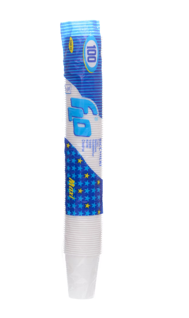 Pahare 200 ml Tim albe , 100 buc/set [3]