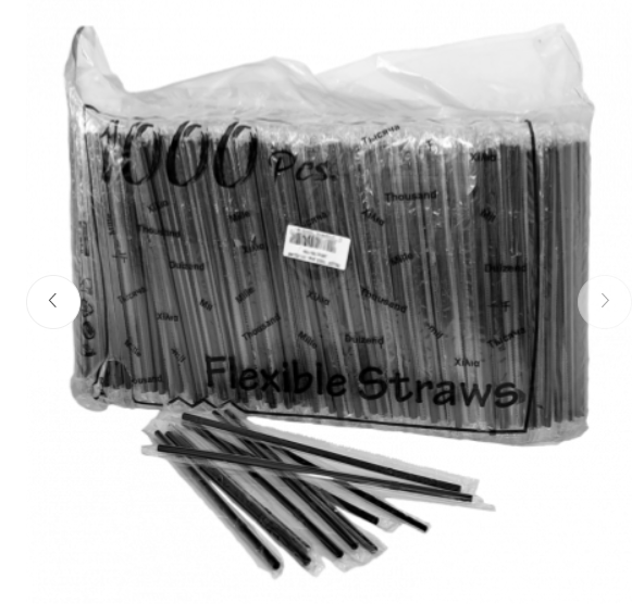 Paie reutilizabile ambalate individual flexibile, negre, 240*5mm, 1000 buc/set, 90033438 [2]