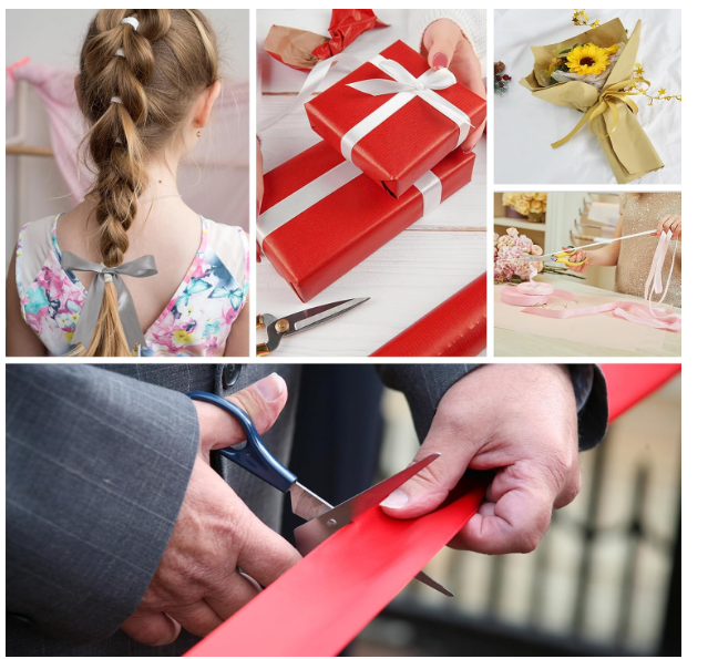 Panglică satin TONIFUL negru – 2,5 cm × 45 m, lățime 1″, pentru cadouri, flori și decor festiv [5]