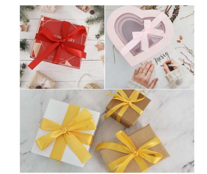 Panglică satin TONIFUL roz deschis – 2 cm × 45 m, lucioasă, ideală pentru cadouri, buchete și crafting [4]