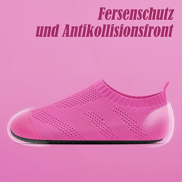 Papuci de casa Kyopp barfussschuhe – respirabili, usoari, antiderapanti, Roz [2]