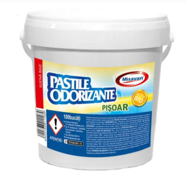 Pastile Odorizante pentru pisoar 100 Set, MIsavan - 30806