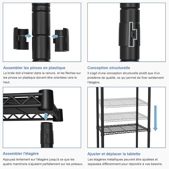 Raft Depozitare Multifuncțional Salvaspazio pentru Mașina de Spălat – Suport Depozitare Metal Stabil – Organizator Baie & Spălătorie – Raft deasupra Lavatrice [3]