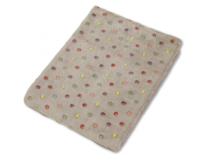 Pătură bebeluși ultra-moale (80 × 100 cm) – pluș Oeko-Tex, sigură, pentru pătuț și cărucior, pentru primăvară și iarnă [1]