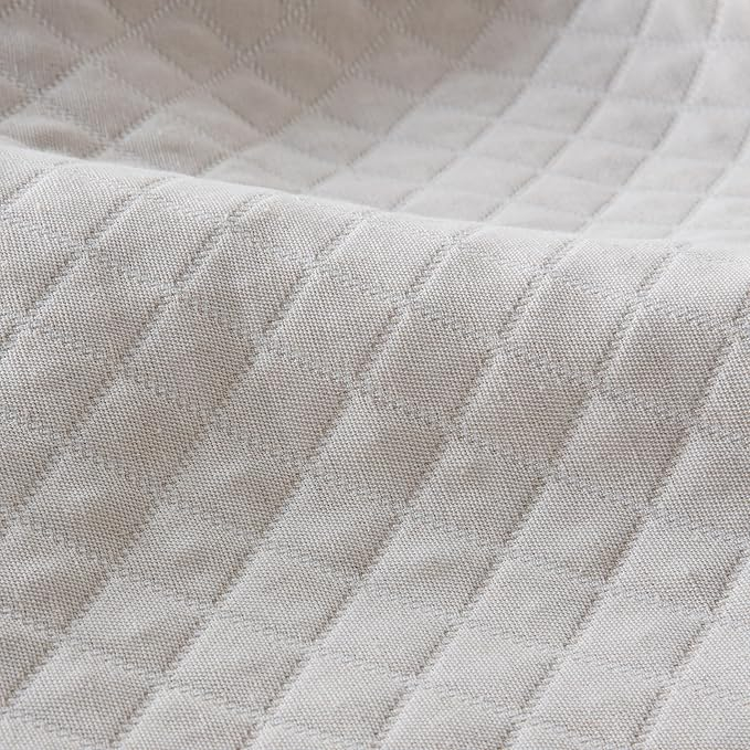 Cuvertura de pat GAMUSI 200x270 cm, bumbac jacquard, usoara, pentru primavara/vara, simpla, respirabila, 105 cm margine [4]