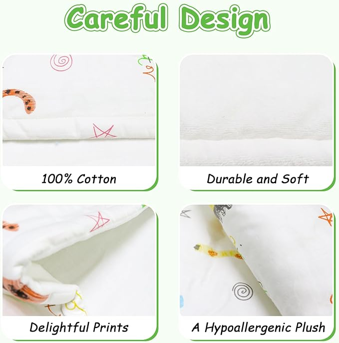 Paturica Bebelusi ComfortAce Sydney 75x100 cm Alb, Model Animal, Unisex, Moale si Confortabila [2]