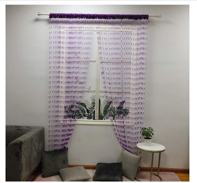 Perdea din mărgele acrilice 100 × 190 cm – decor interior, Buffer ușor, ușor de tăiat [5]