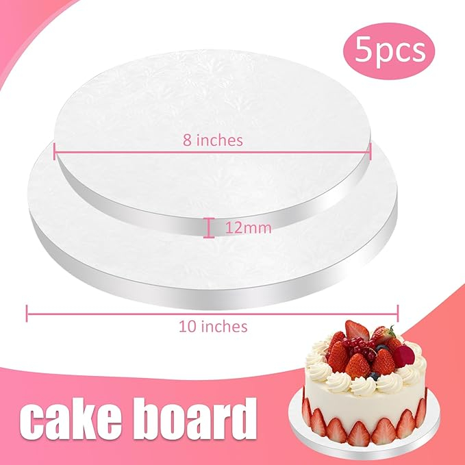 Set 5 suporturi tort Plstod, cake boards rotunde [2]