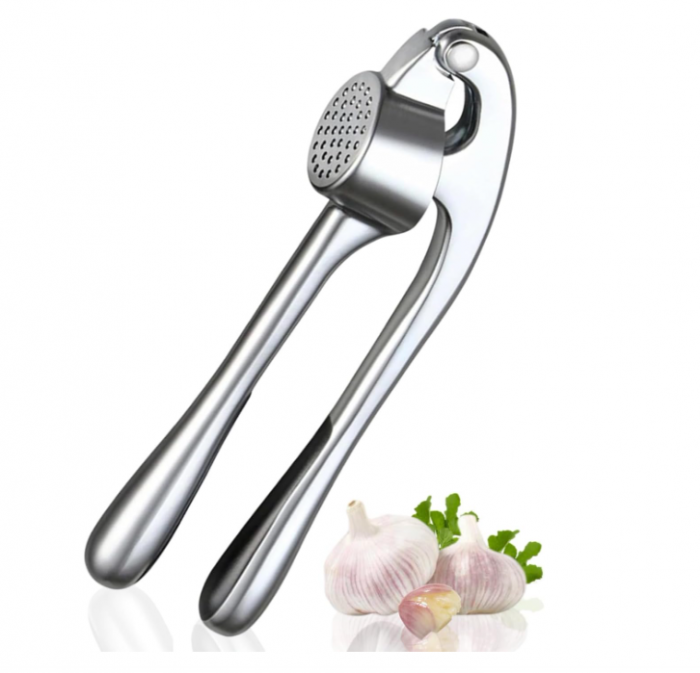Presa usturoi din inox ,   Rhumex - design ergonomic, curatare rapida