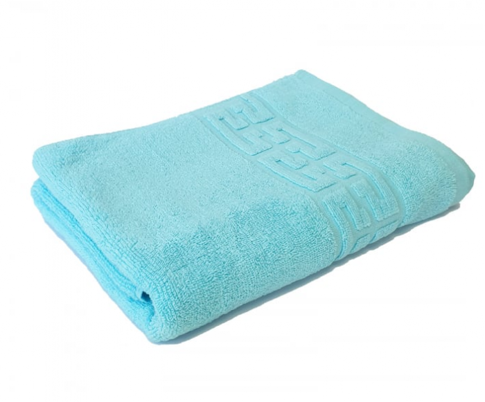 Prosop de baie 70x130 cm, bumbac, densitate 500 g/mp, Bleu [2]