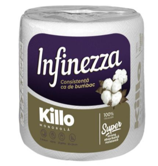Prosop hartie monorola Infinezza Killo, 2 straturi, 435 foi, 10237 [1]