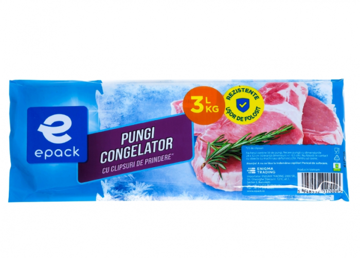 Pungi congelator 3L, 50 buc/pachet [3]