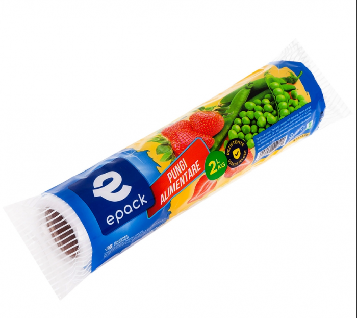 Pungi pentru păstrarea alimentelor 2L/2KG 100buc/rola [2]