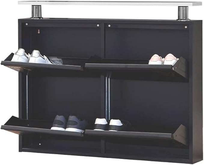 Pantofar Slim cu 4 Usi Orizontale si Polita [2]