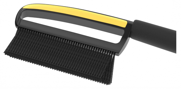 Răzuitor gheață auto AUPROTEC Comfort – mâner antiderapant, negru-galben [3]
