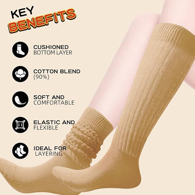 Sosete haioase BISOUSOX pentru femei, bumbac, colorate, lungi pana la genunchi, marime 36-40, cadou amuzant pentru femei [3]