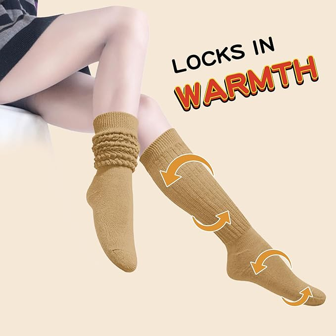 Sosete haioase BISOUSOX pentru femei, bumbac, colorate, lungi pana la genunchi, marime 36-40, cadou amuzant pentru femei [6]