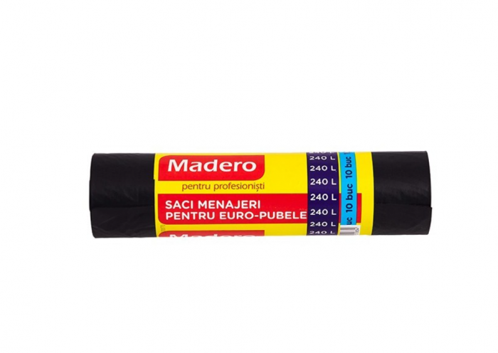 Saci menajeri Madero 240L, Europubelă, 10buc/rola [2]