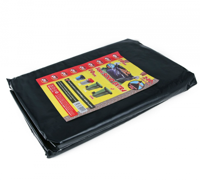 Saci SOLID EXTRA, 240L, negru, 10 buc./pachet [2]